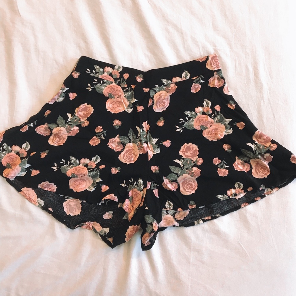 Floral Flowing Shorts